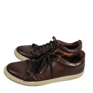 Thursday Boot Company Mens Premier Low Top Sneakers Brown Leather Shoes Size 10